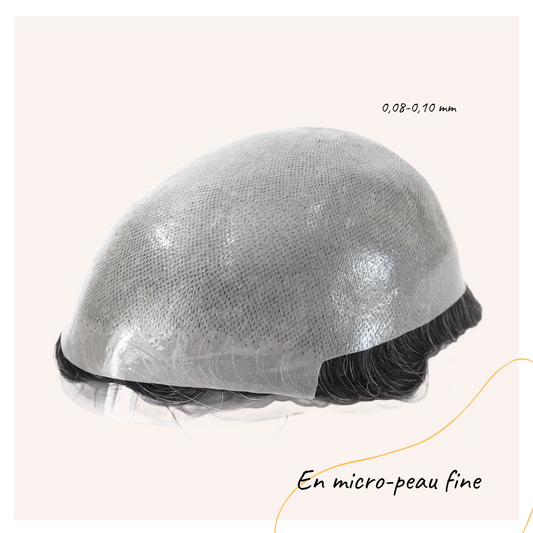 Complément Capillaire En Peau 0.08-0.10 mm, Boucle en V sur toute -Thin Skin V