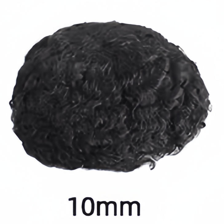 Complément Capillaire Afro Pour Hommes  - Base En Dentelle/Tulle