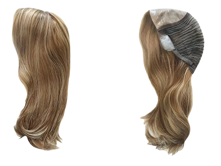 JW23-Perruque Cheveux Remy avec Base en Soie - Deux Longueurs Disponibles : 12.5" et 12"