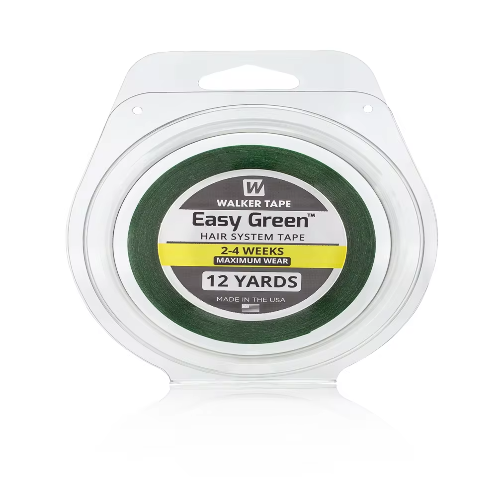 Walker Easy Green Tape Ruban adhésif  : Idéal pour Perruques, Toupets et Extensions
