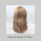 JW23-Perruque Cheveux Remy avec Base en Soie - Deux Longueurs Disponibles : 12.5" et 12"