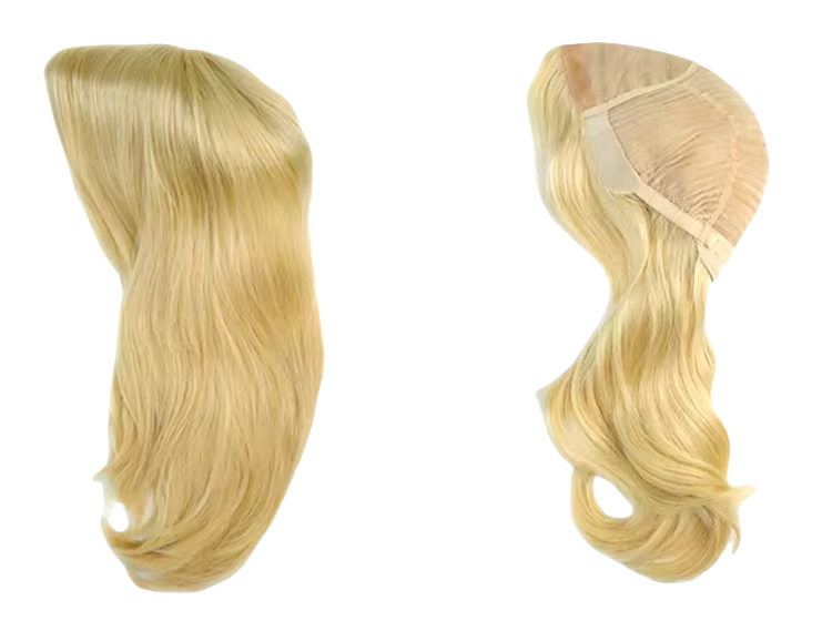JW23-Perruque Cheveux Remy avec Base en Soie - Deux Longueurs Disponibles : 12.5" et 12"