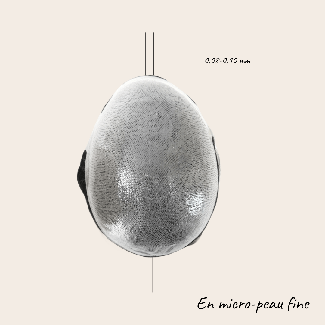 Complément Capillaire En Peau 0.08-0.10 mm, Boucle en V sur toute -Thin Skin V