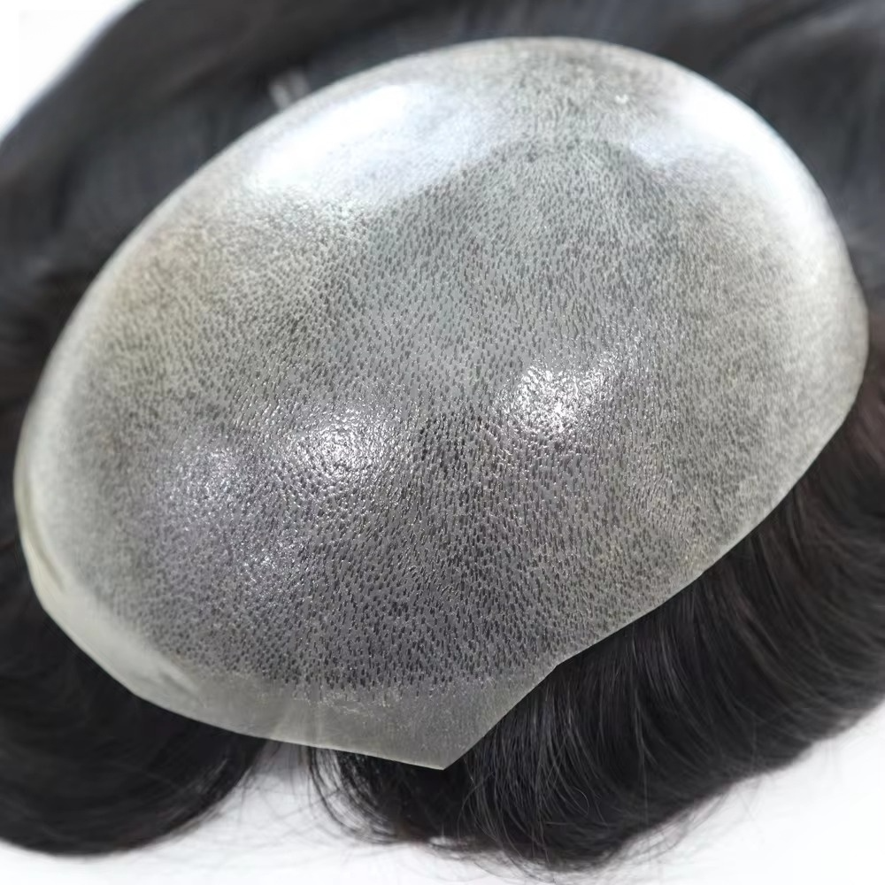 Volumateur en Cheveux Humains 100% Naturels Remy - Base en PU Totalement Injectée