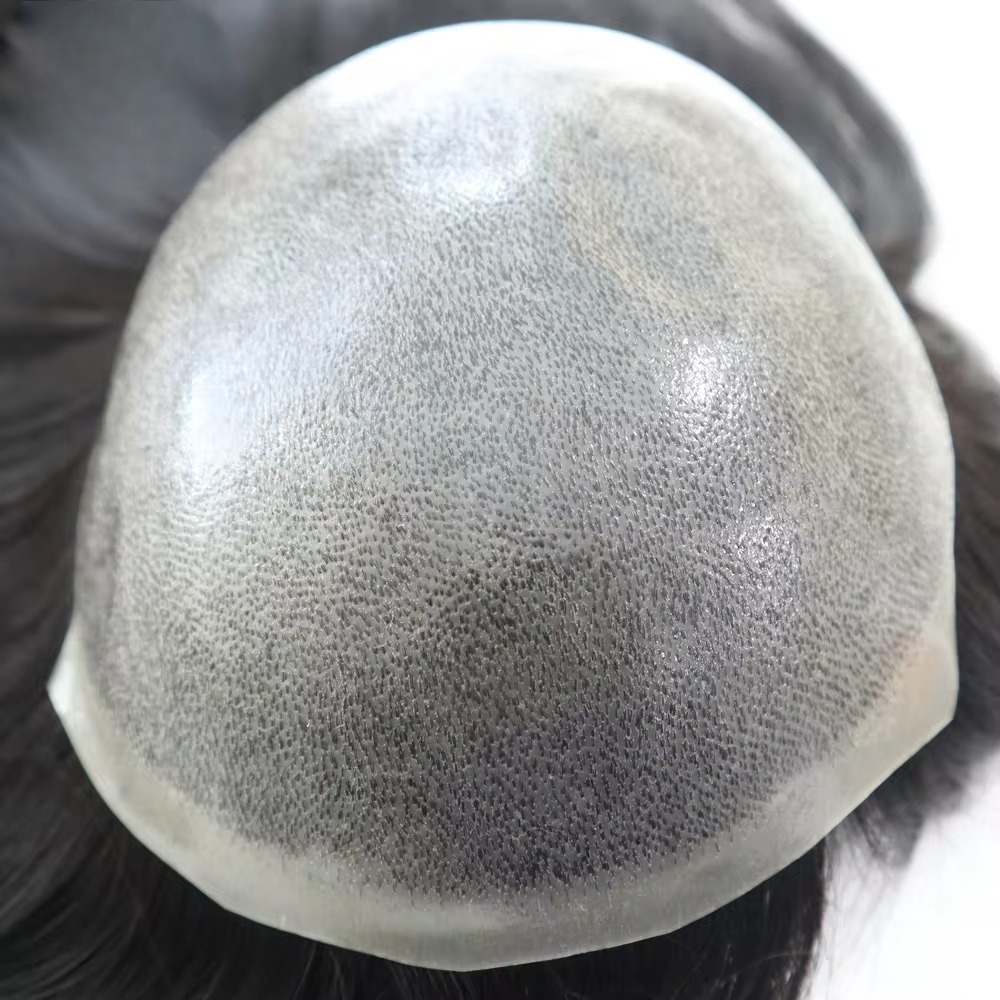 Volumateur en Cheveux Humains 100% Naturels Remy - Base en PU Totalement Injectée