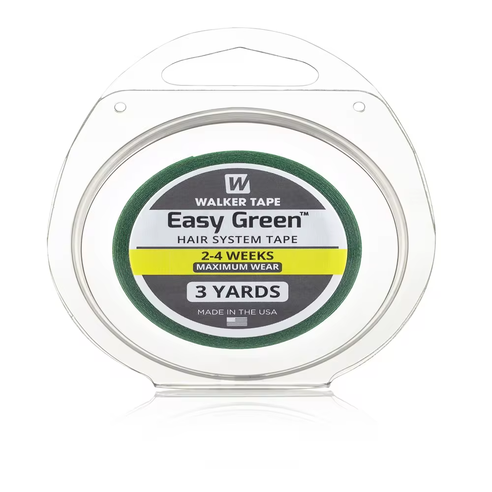 Walker Easy Green Tape Ruban adhésif  : Idéal pour Perruques, Toupets et Extensions