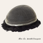 Complément Capillaire Afro Pour Hommes  - Base En Dentelle/Tulle