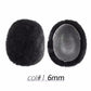 Complément Capillaire Afro Pour Hommes  - Base En Polyskin de 0.12-0.14mm