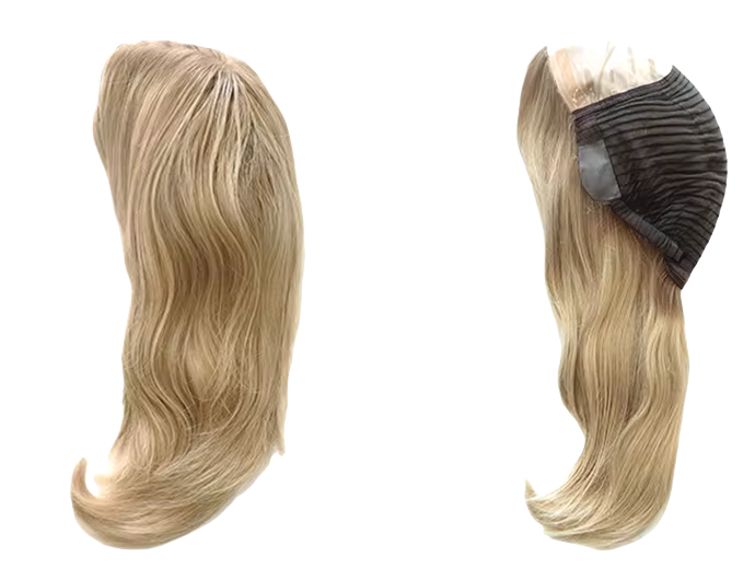 JW23-Perruque Cheveux Remy avec Base en Soie - Deux Longueurs Disponibles : 12.5" et 12"