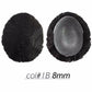 Complément Capillaire Afro Pour Hommes  - Base En Polyskin de 0.12-0.14mm