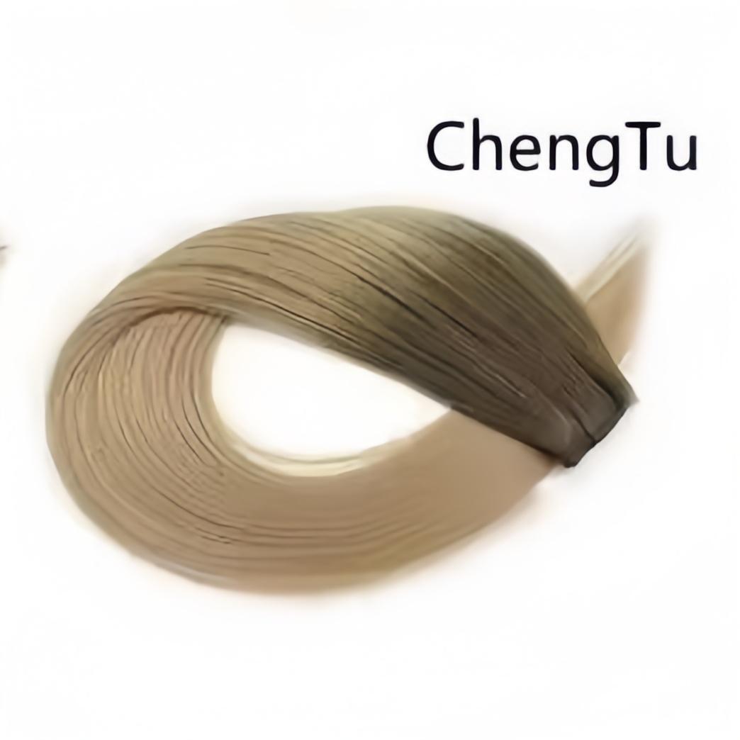 2024 top tendance: Extension de cheveux russes avec une trame double trou adhésive à l'aspect invisible