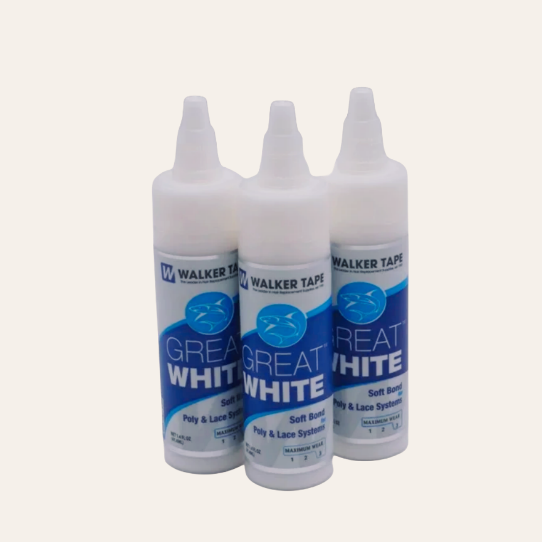 Colle Capillaire Great White Walker Tape Colle Blanche