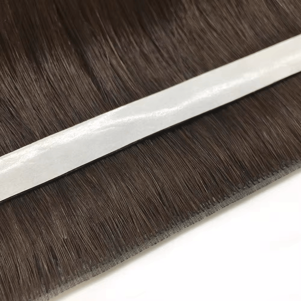 Des Extensions de Cheveux de Trame Sans Couture : La Bande Invisible à Double Tirage