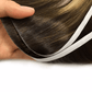 Des Extensions de Cheveux de Trame Sans Couture : La Bande Invisible à Double Tirage
