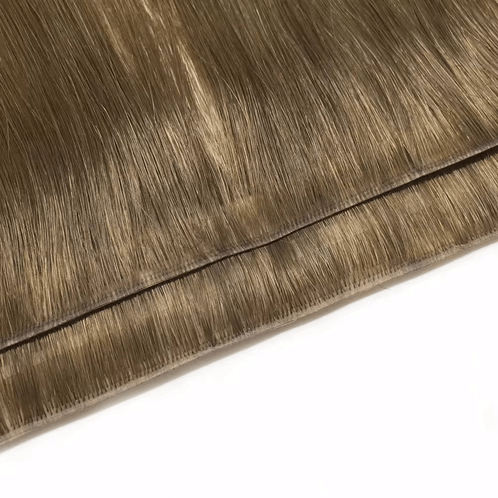 Des Extensions de Cheveux de Trame Sans Couture : La Bande Invisible à Double Tirage