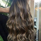 2024 top tendance: Extension de cheveux russes avec une trame double trou adhésive à l'aspect invisible