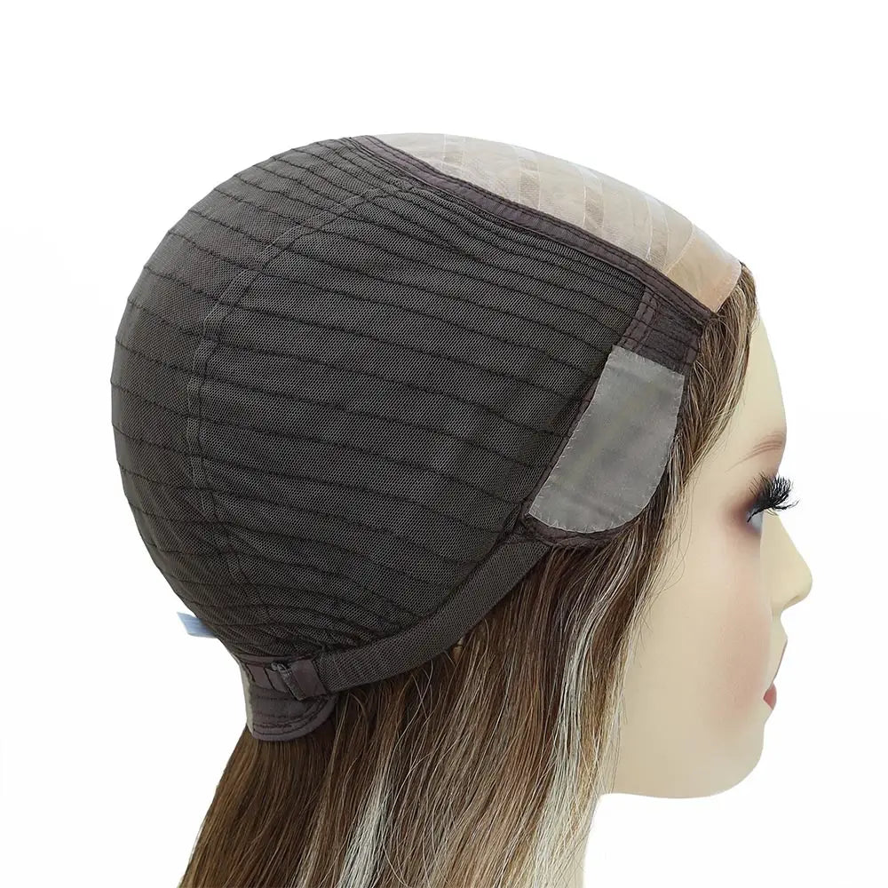JW23-Perruque Cheveux Remy avec Base en Soie - Deux Longueurs Disponibles : 12.5" et 12"