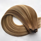Des Extensions de Cheveux de Trame Sans Couture : La Bande Invisible à Double Tirage
