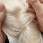 Volumateur en Cheveux Naturels - Base en Soie : Intégration Invisible Doublement Lissée