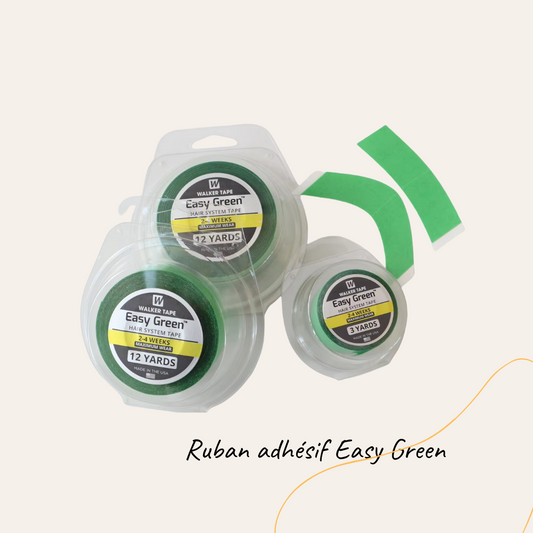 Walker Easy Green Tape Ruban adhésif  : Idéal pour Perruques, Toupets et Extensions