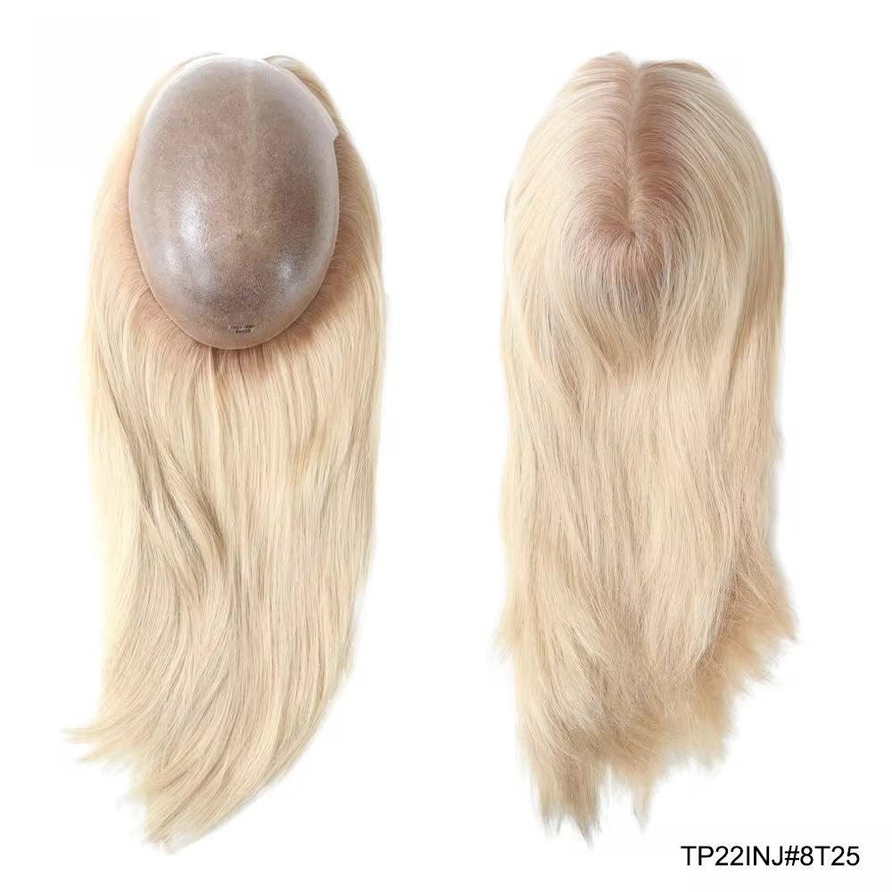 Volumateur en Cheveux Humains 100% Naturels Remy - Base en PU Totalement Injectée